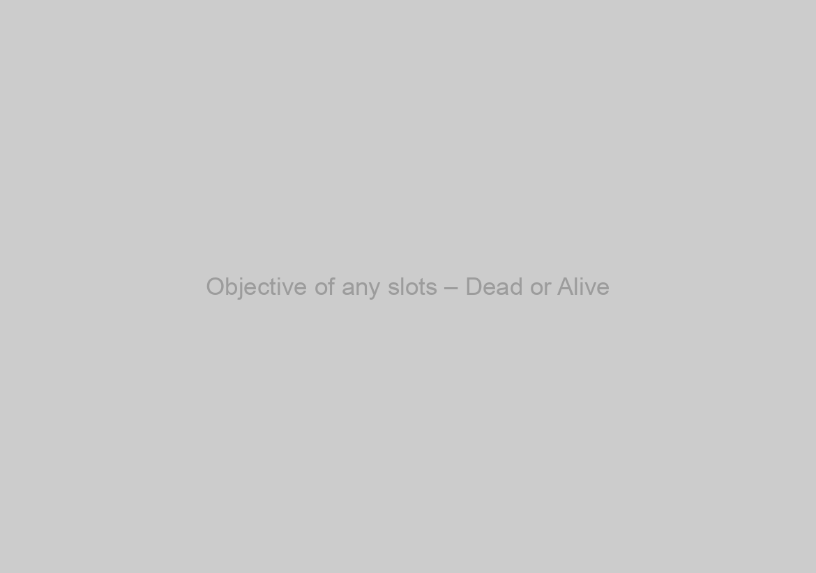 Objective of any slots – Dead or Alive?